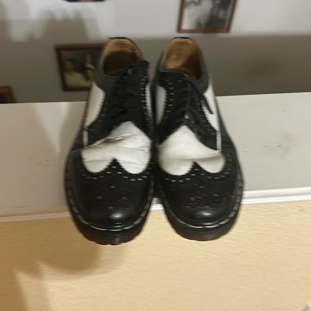 Doc martens vintage brogue style Oxford shoes made in England